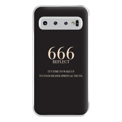 666 - Angel Numbers Phone Case for Galaxy S10 Plus