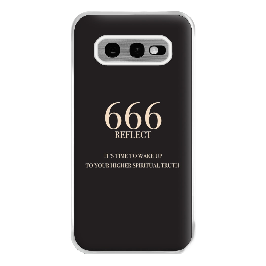 666 - Angel Numbers Phone Case for Galaxy S10e