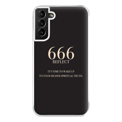 666 - Angel Numbers Phone Case for Galaxy S21 Plus