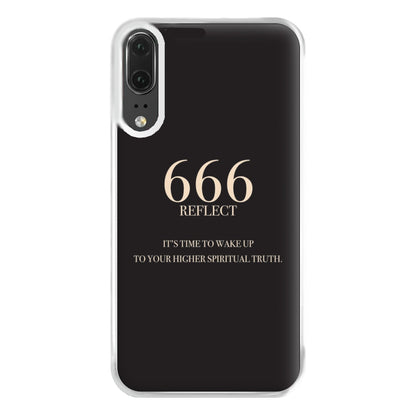 666 - Angel Numbers Phone Case for Huawei P20