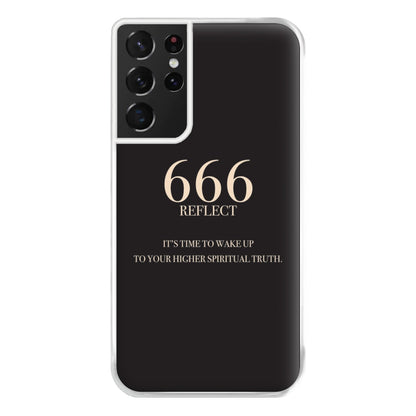 666 - Angel Numbers Phone Case for Galaxy S21 Ultra