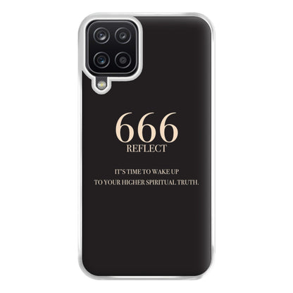 666 - Angel Numbers Phone Case for Galaxy A12