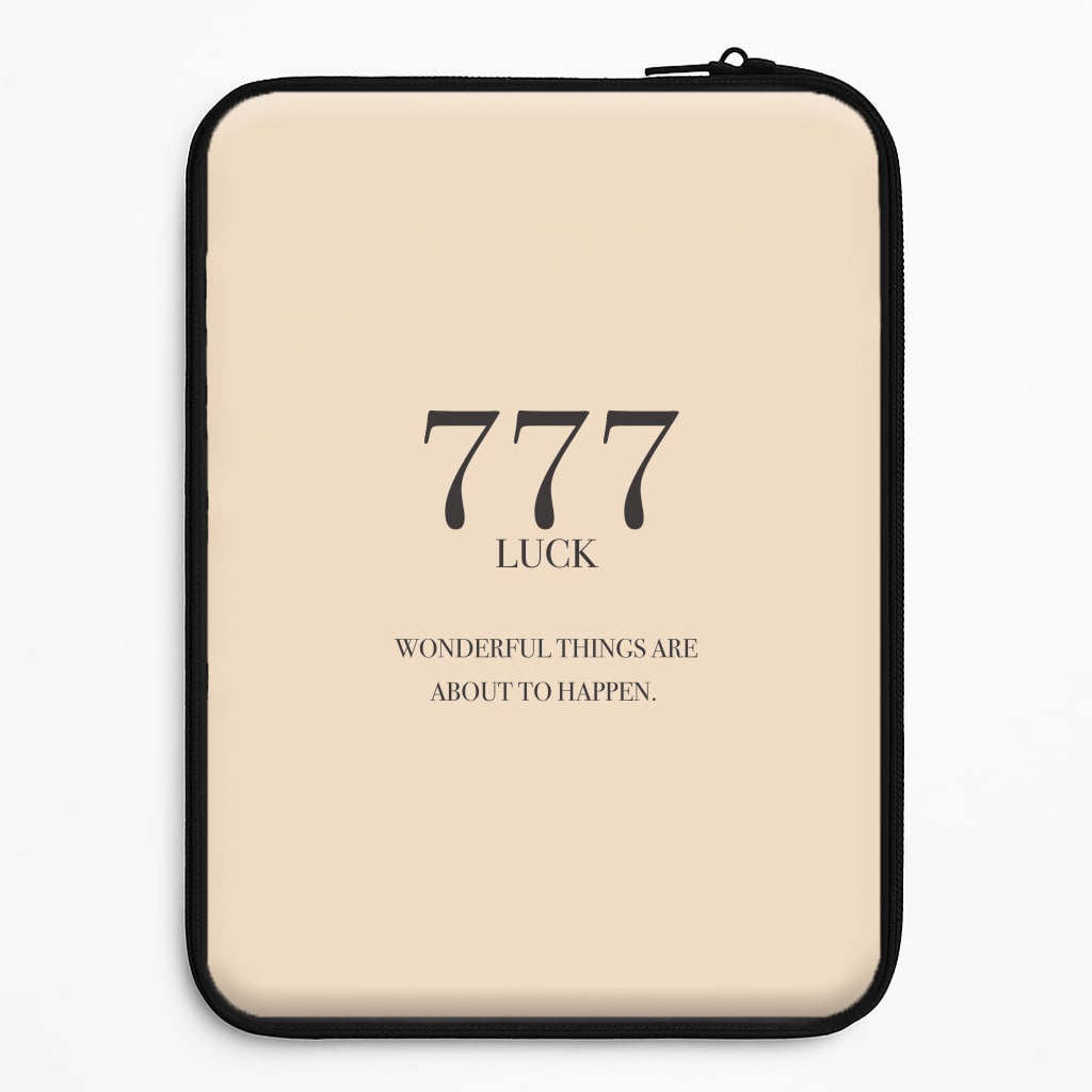777 - Angel Numbers Laptop Sleeve