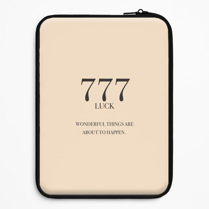 777 - Angel Numbers Universal Laptop Sleeve
