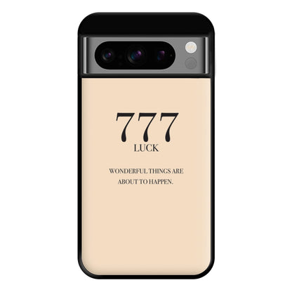 777 - Angel Numbers Phone Case for Google Pixel 8 Pro