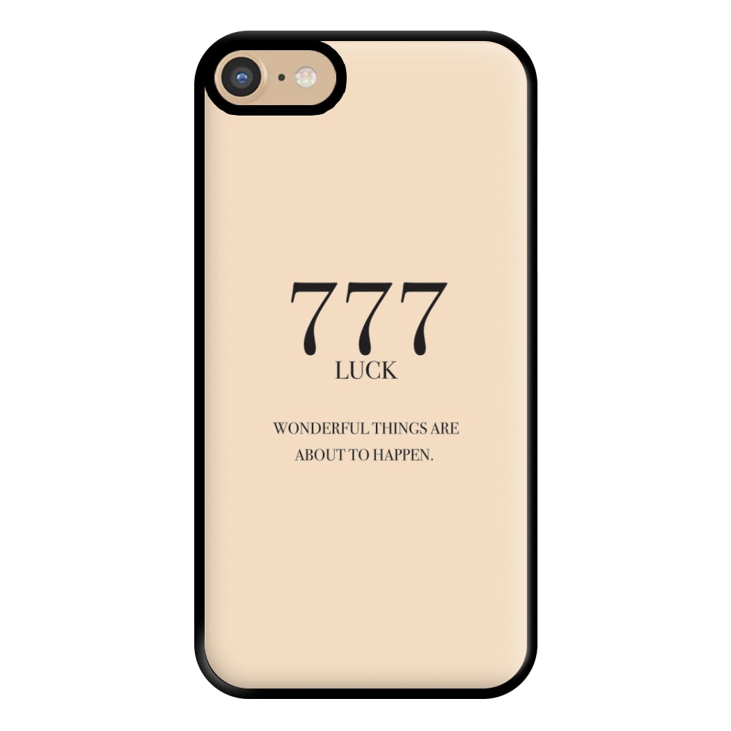 777 - Angel Numbers Phone Case for iPhone 6 / 7 / 8 / SE