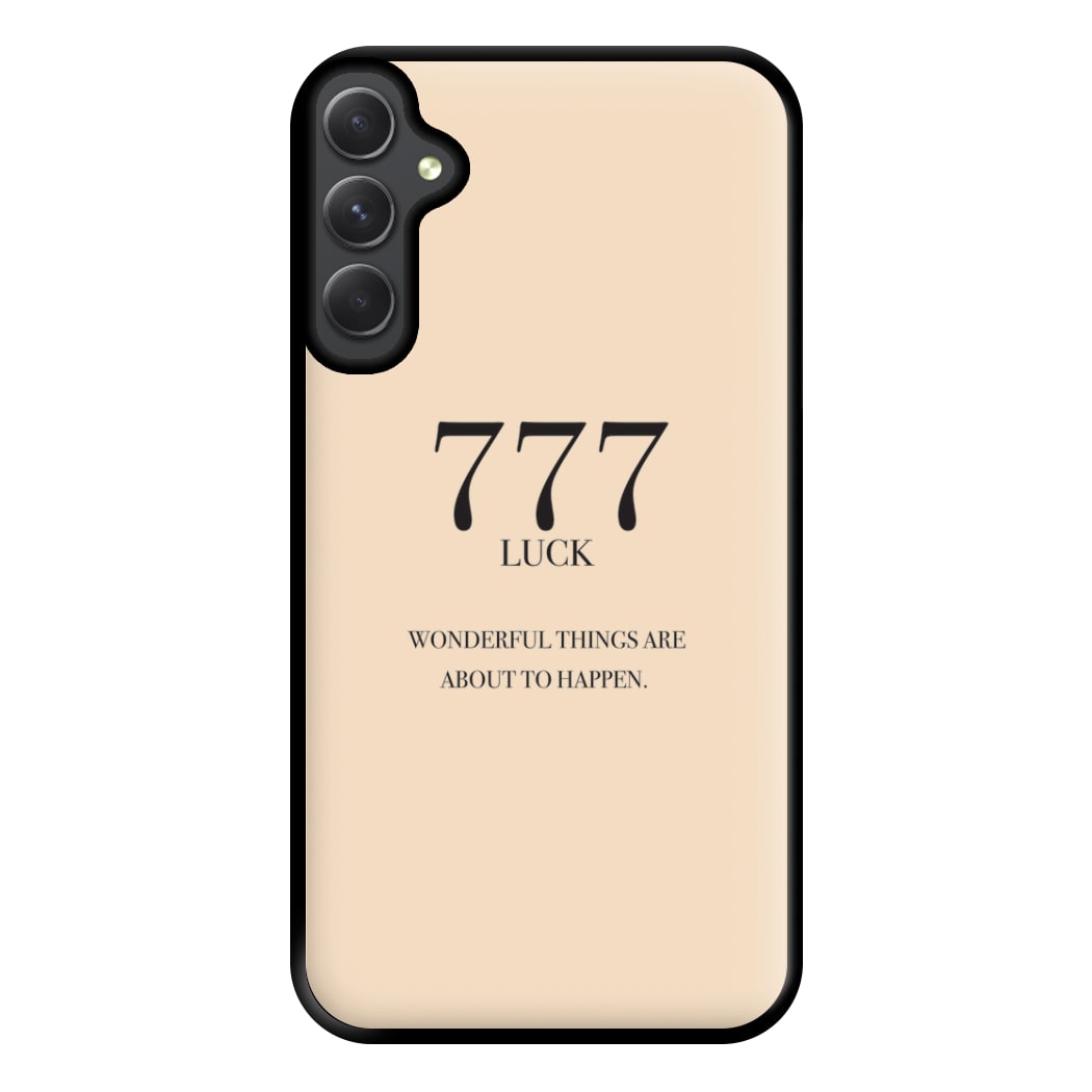 777 - Angel Numbers Phone Case for Galaxy A54