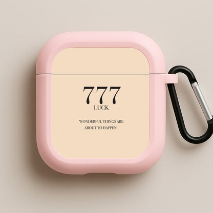 777 - Angel Numbers Pink AirPods Case