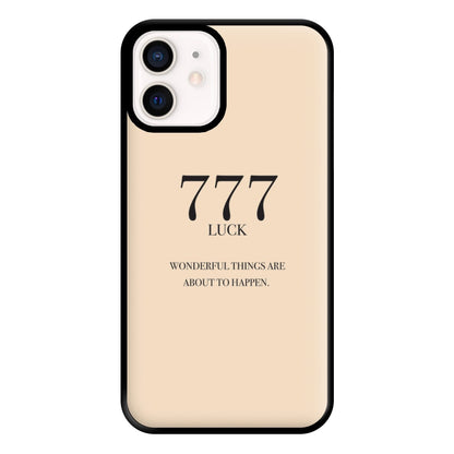 777 - Angel Numbers Phone Case for iPhone 12 Mini