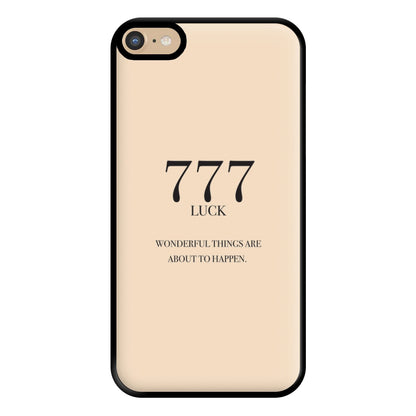 777 - Angel Numbers Phone Case for iPhone 6 Plus / 7 Plus / 8 Plus