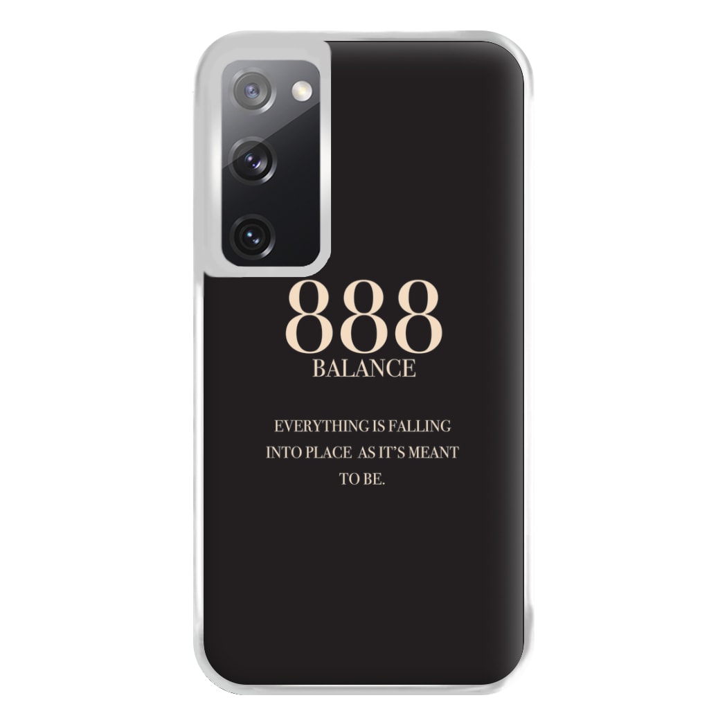 888 - Angel Numbers Phone Case for Galaxy S20FE