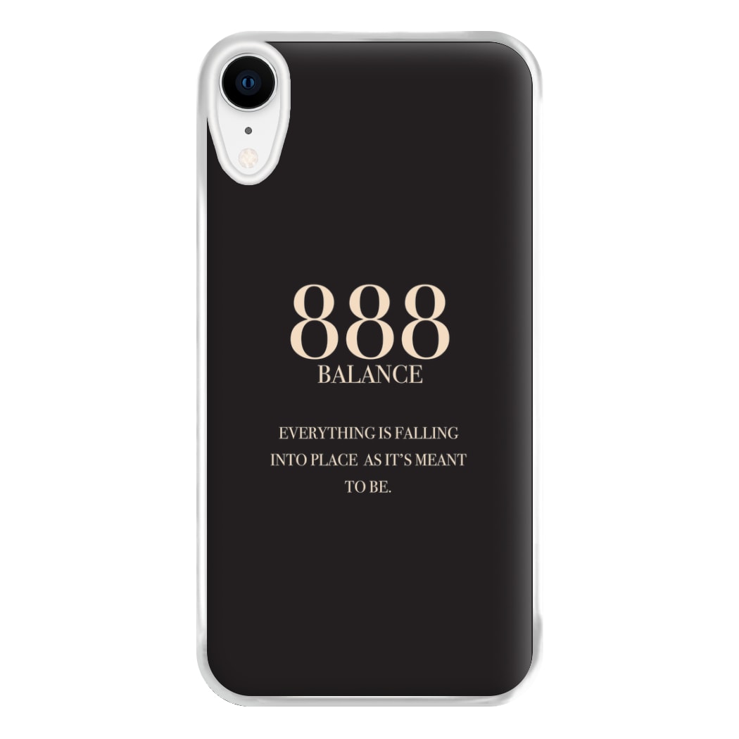 888 - Angel Numbers Phone Case for iPhone XR