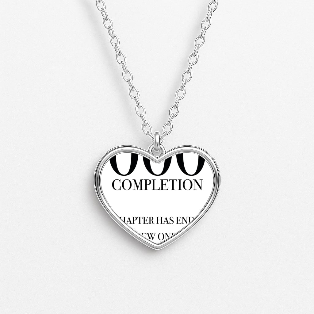 000 - Angel Numbers Heart Necklace