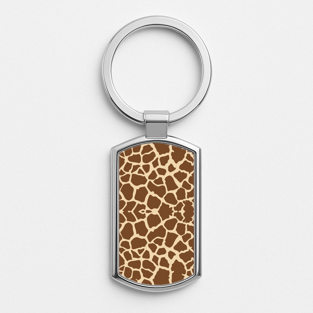Giraffe - Animal Patterns Luxury Keyring