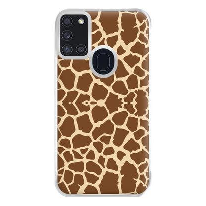 Giraffe - Animal Patterns Phone Case for Galaxy A21s