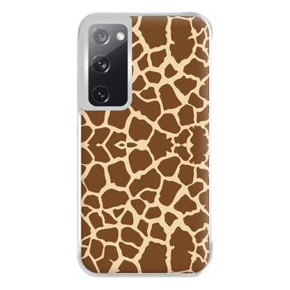 Giraffe - Animal Patterns Phone Case for Galaxy S20FE