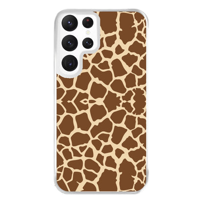 Giraffe - Animal Patterns Phone Case for Galaxy S22 Ultra