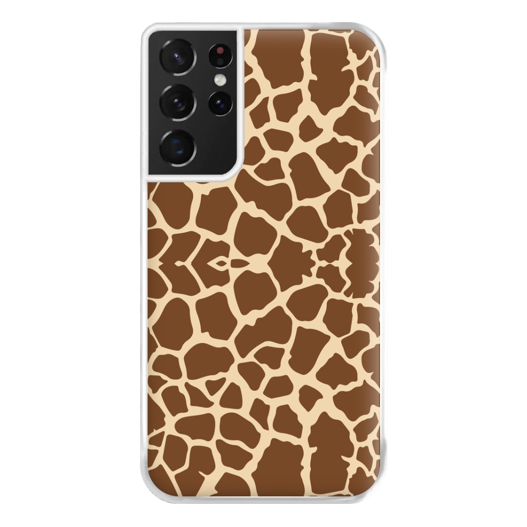 Giraffe - Animal Patterns Phone Case for Galaxy S21 Ultra