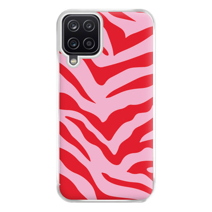 Pink Zebra - Animal Patterns Phone Case for Galaxy A12