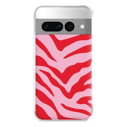 Pink Zebra - Animal Patterns Phone Case for Google Pixel 7 Pro