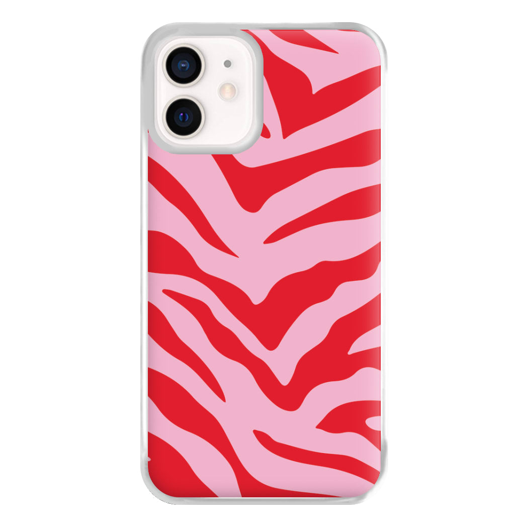 Pink Zebra - Animal Patterns Phone Case for iPhone 12 Mini