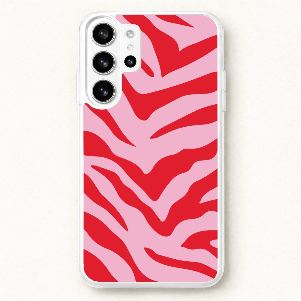 Pink Zebra - Animal Patterns Phone Case for Galaxy S26 Ultra