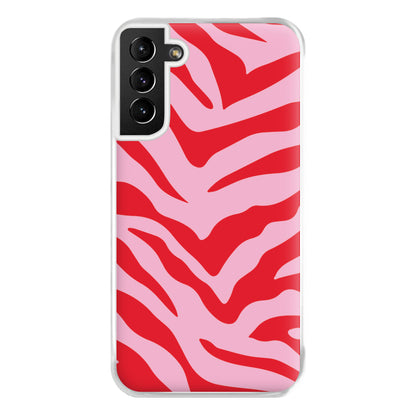 Pink Zebra - Animal Patterns Phone Case for Galaxy S21 Plus