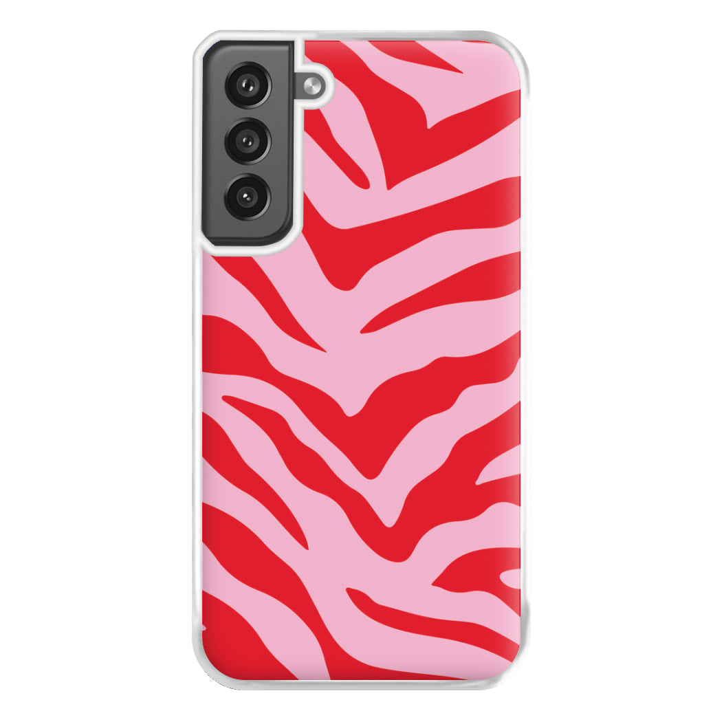 Pink Zebra - Animal Patterns Phone Case for Galaxy S21FE