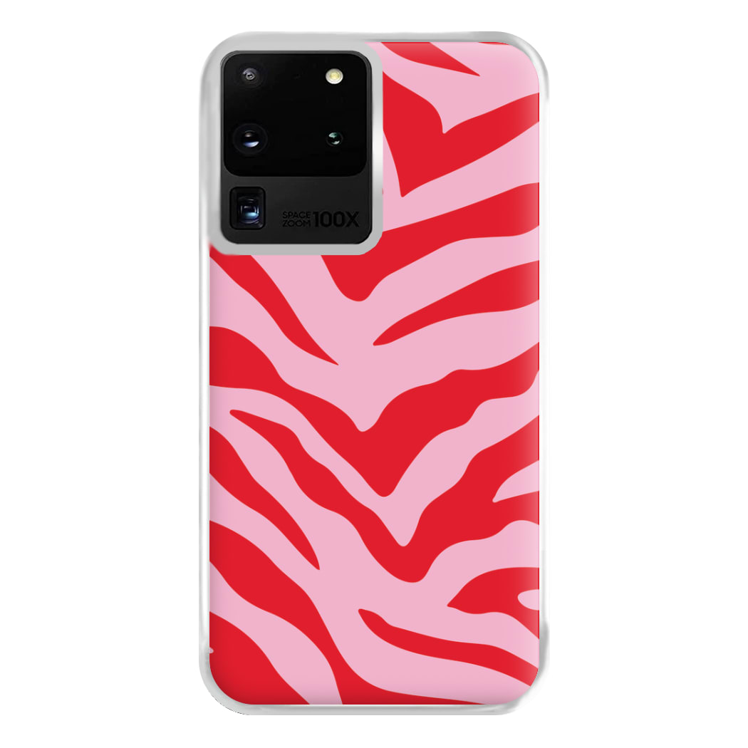 Pink Zebra - Animal Patterns Phone Case for Galaxy S20 Ultra