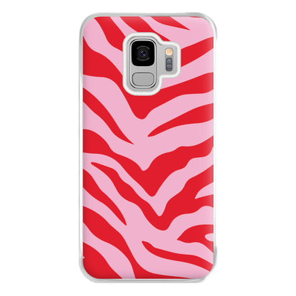 Pink Zebra - Animal Patterns Phone Case for Galaxy S9 Plus