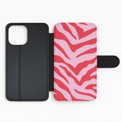 Pink Zebra - Animal Patterns Flip Phone Case