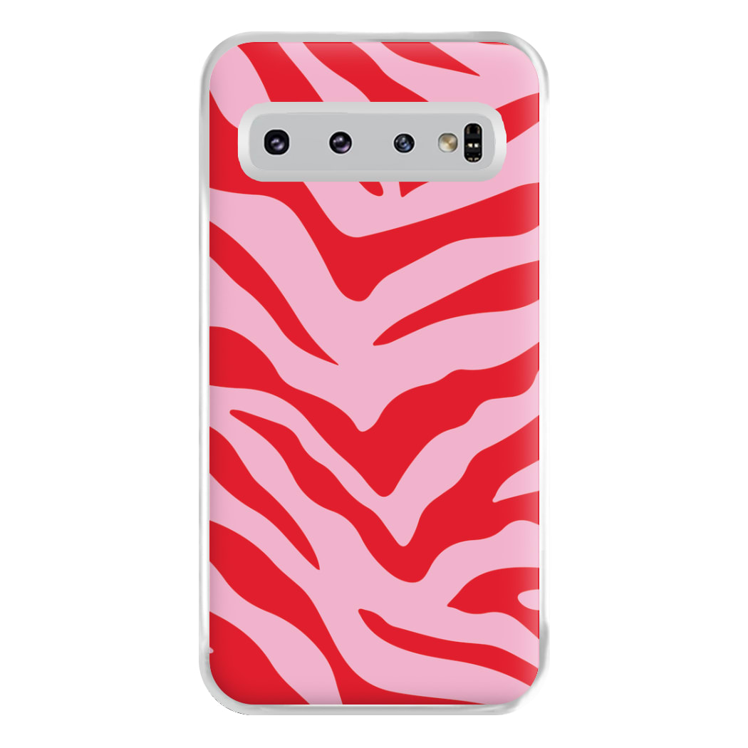 Pink Zebra - Animal Patterns Phone Case for Galaxy S10 Plus