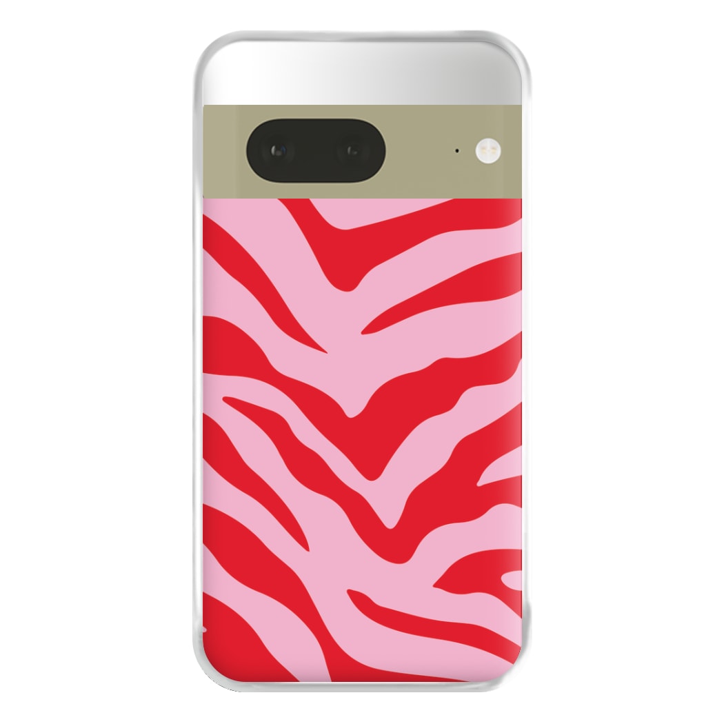 Pink Zebra - Animal Patterns Phone Case for Google Pixel 7a