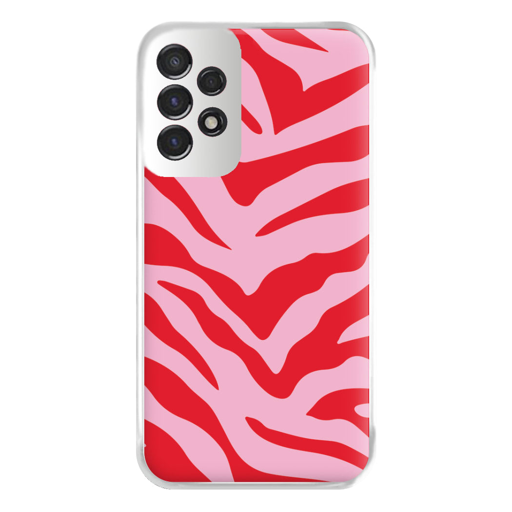 Pink Zebra - Animal Patterns Phone Case for Galaxy A53