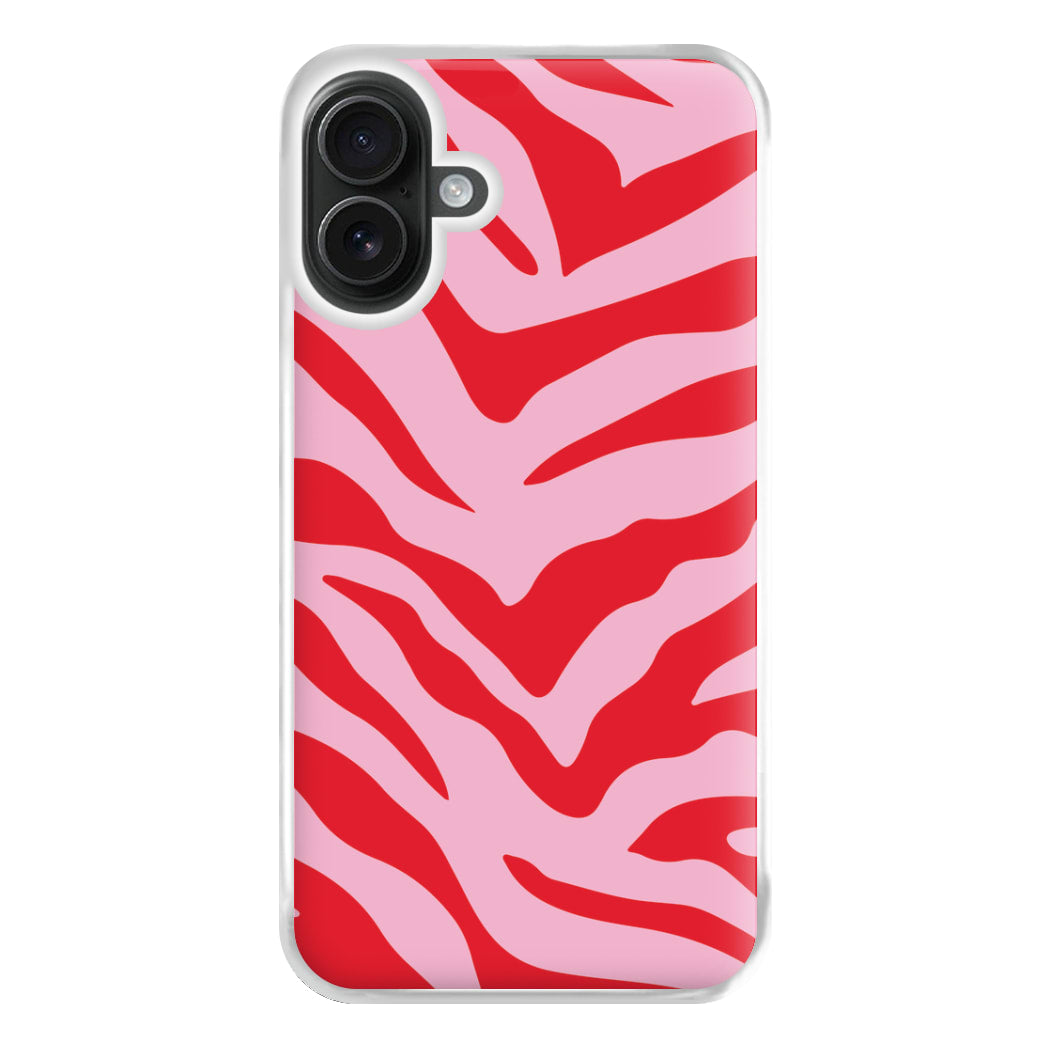 Pink Zebra - Animal Patterns Phone Case for iPhone 16 Plus