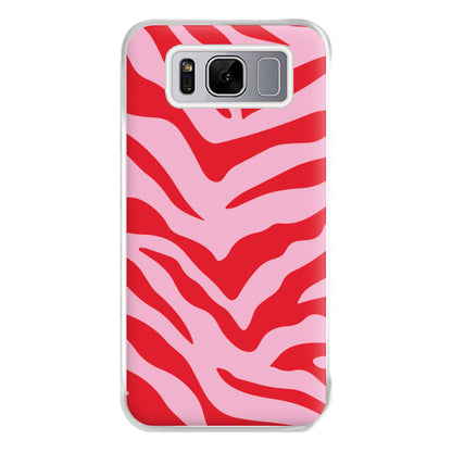 Pink Zebra - Animal Patterns Phone Case for Galaxy S8 Plus