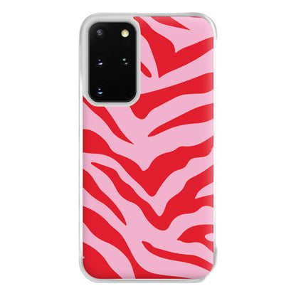 Pink Zebra - Animal Patterns Phone Case for Galaxy S20 Plus