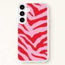 Pink Zebra - Animal Patterns Phone Case for Galaxy S26 Plus