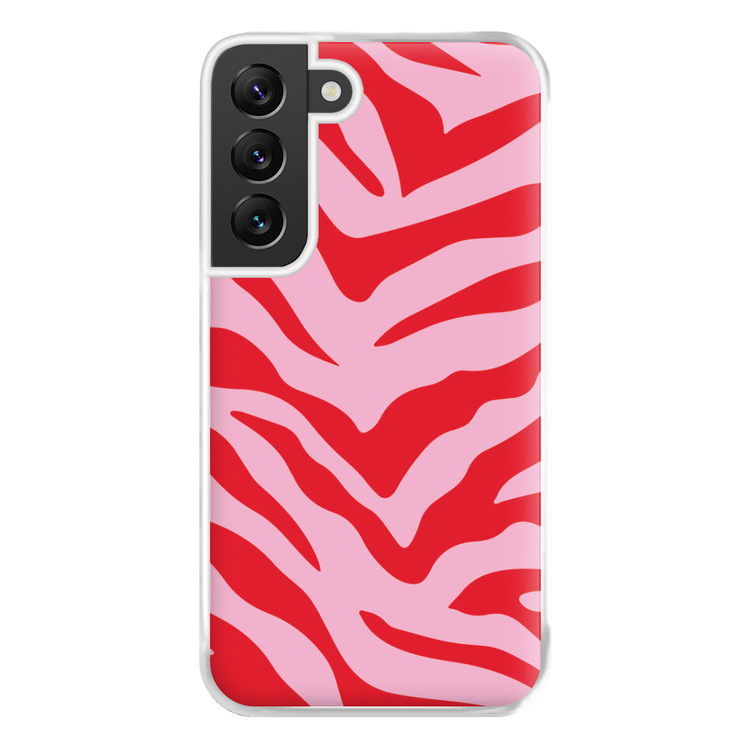 Pink Zebra - Animal Patterns Phone Case for Galaxy S22 Plus