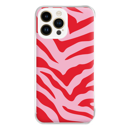 Pink Zebra - Animal Patterns Phone Case for iPhone 14 Pro Max