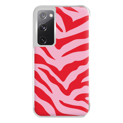 Pink Zebra - Animal Patterns Phone Case for Galaxy S20FE