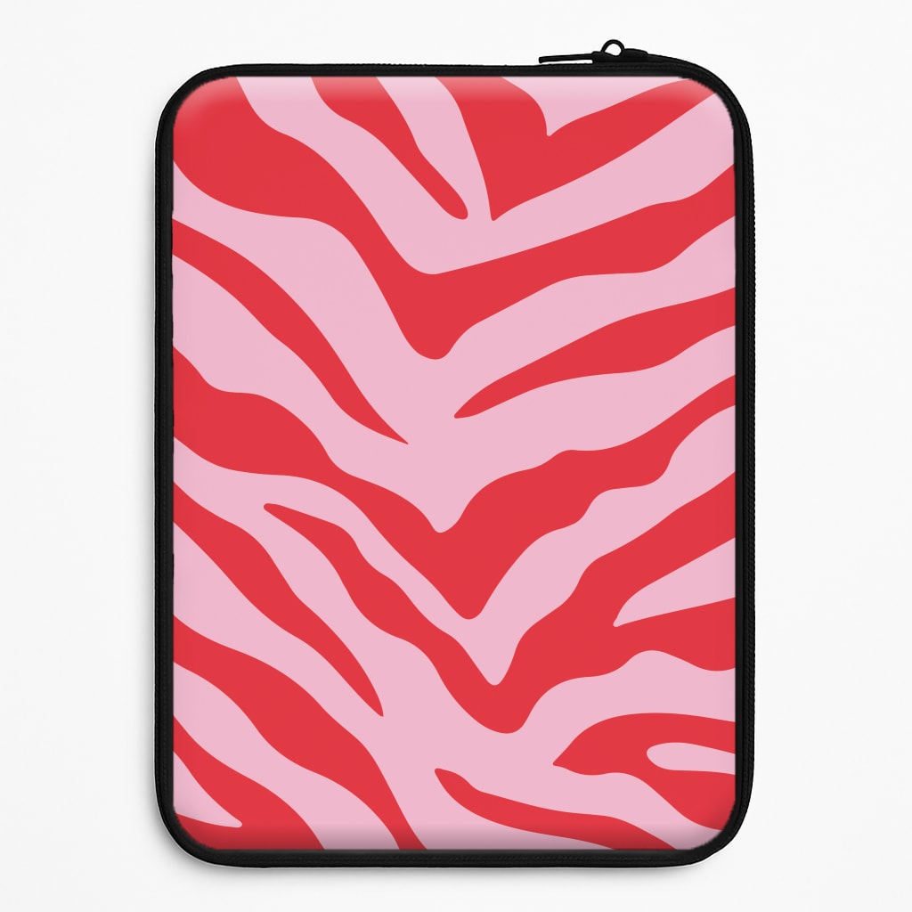 Pink Zebra - Animal Patterns Laptop Sleeve
