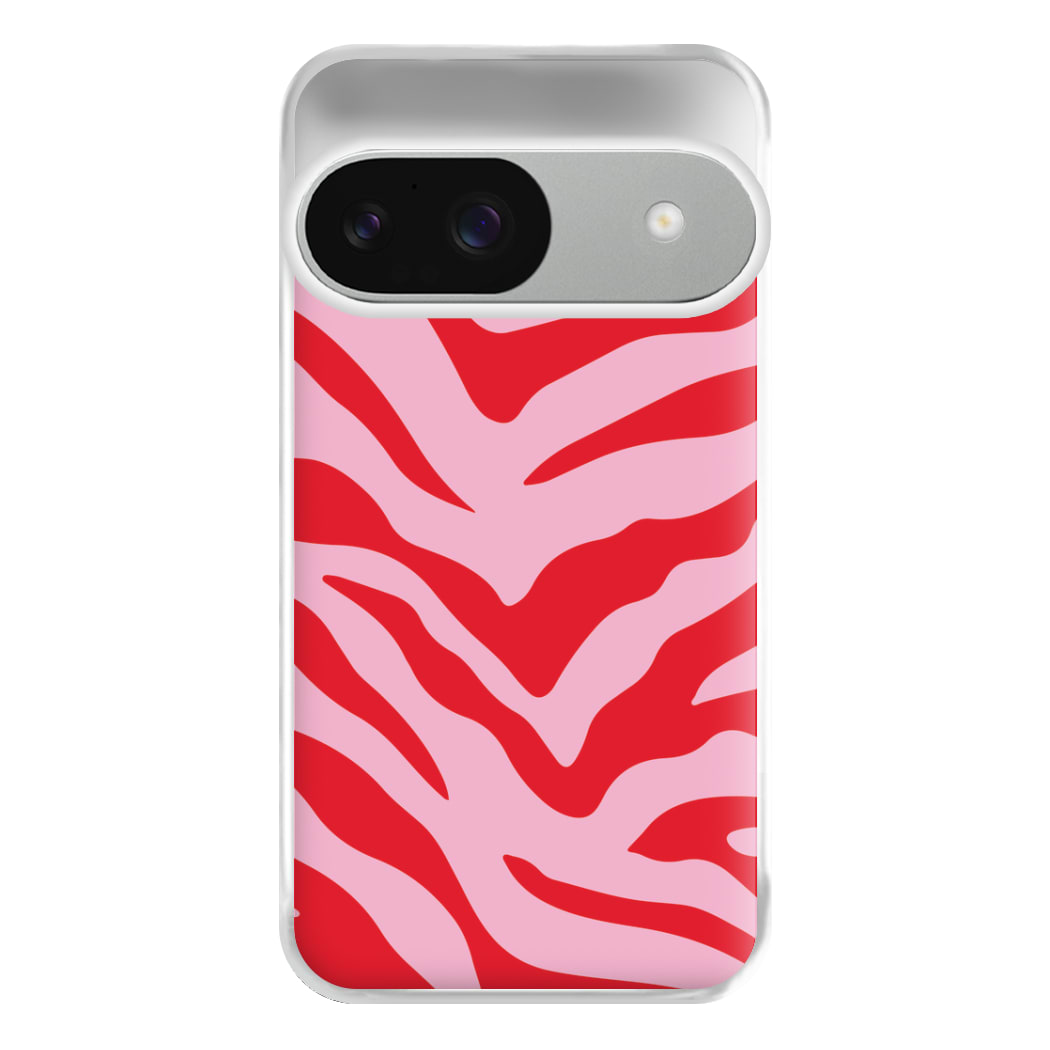 Pink Zebra - Animal Patterns Phone Case for Google Pixel 9 / 9 Pro