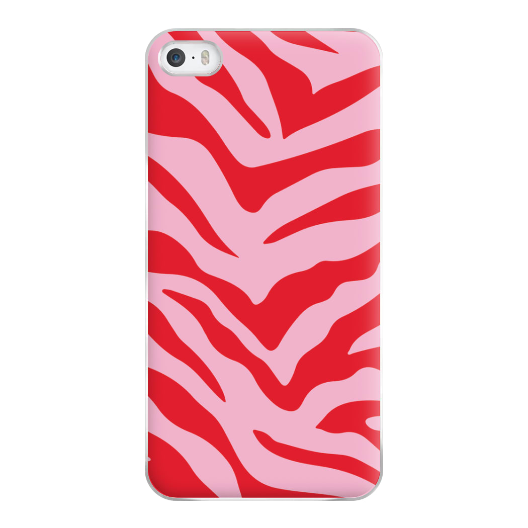 Pink Zebra - Animal Patterns Phone Case for iPhone 5 / 5s / SE 2016