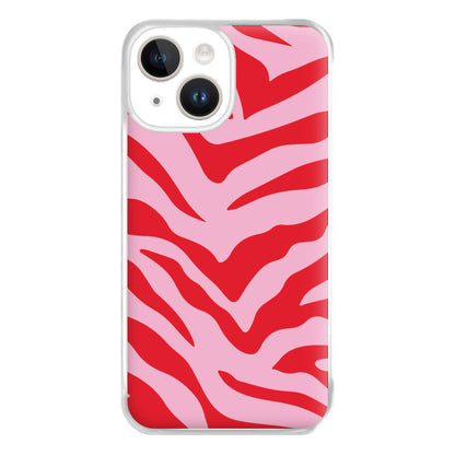 Pink Zebra - Animal Patterns Phone Case for iPhone 14