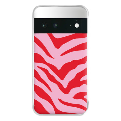 Pink Zebra - Animal Patterns Phone Case for Google Pixel 6a