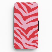 Pink Zebra - Animal Patterns Flip / Wallet Phone Case 1