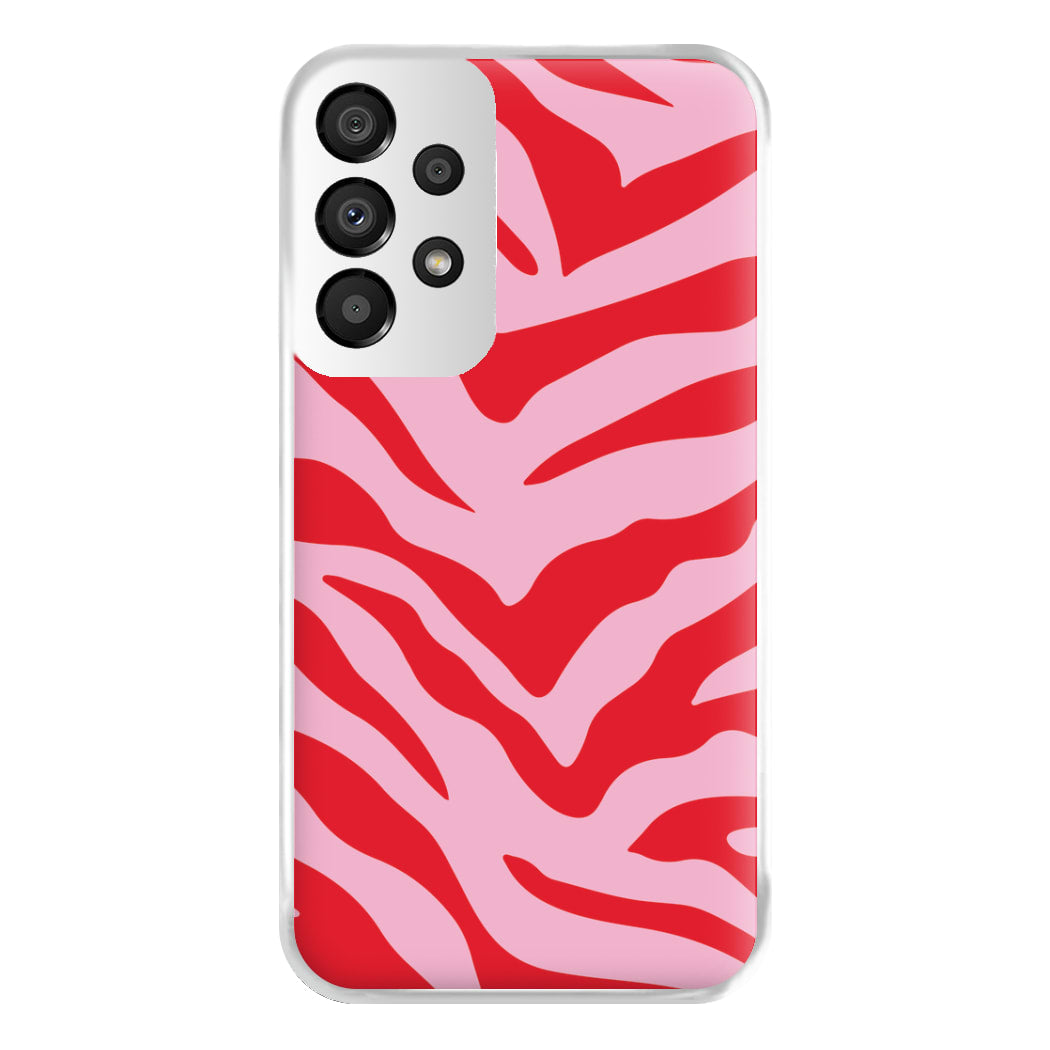 Pink Zebra - Animal Patterns Phone Case for Galaxy A33