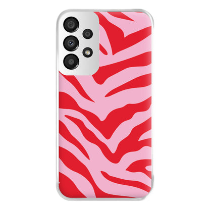 Pink Zebra - Animal Patterns Phone Case for Galaxy A33