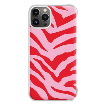 Pink Zebra - Animal Patterns Phone Case for iPhone 13